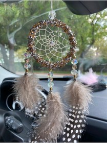 Resim EL YAPIMI Araba Dikiz Aynası Dekorasyon Bebek Odası Duvar Süsü Gümüş Ve Altın Taşlı 12 