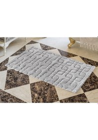 Resim Cotton Box Pamuklu Paspas Fila Açık Gri 60x100 Açık Gri 