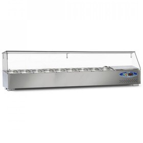 Resim Dampak Soğutmalı Set Üstü Saladbar 10 Küvet 200 x 35 x 40 (cm) 