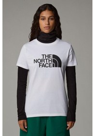 Resim The North Face W Ss Easy Kadın T-shirt White 