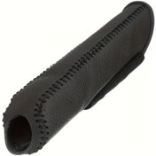 Resim Fochsia Siyah Yüksek Kalite Suni Deri El Freni Kılıfı Kırmızı Dikiş Kaymaz Otomatik Vites Ve Fren Koruması 