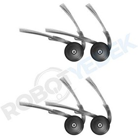 Resim Robotyedek Roborock S8 Pro (Ultra Değil!) Uyumlu Yedek Yan Fırça - 4 Adet 