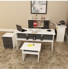 Resim KALENDER DEKOR MERKÜR-1-2-3-4-5 OFİS BÜRO MASASI TAKIMI MRK14 