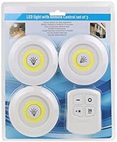 Resim Kumandalı Pilli Led Lamba Sm-8008 3'lü 