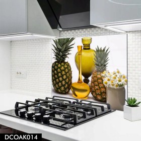 Resim Olinpa Cam Ocak Arkası Koruyucu | Ananas Model 