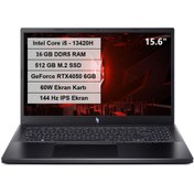 Resim ACER Nitro V 15 Intel i5 13420H 16GB 512GB SSD Rtx 4050-6GB 60W Freedos 15.6" IPS NH.QNBEY.001-1 