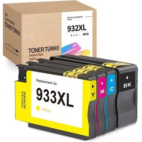 Resim Hp 932xl / 933xl Uyumlu Kartuş Set /6100 /6700 /7110 /7610 /7612 
