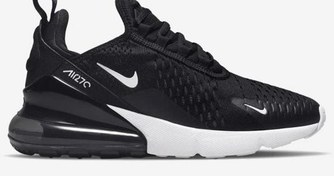 Resim Nike Air Max 270 GS 943345-001 Siyah Çocuk Günlük Ayakkabı 