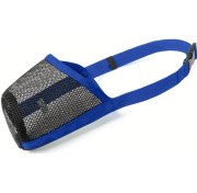 Resim Fochsia Yumuşak Nefes Alabilir Köpek Ağızlığı Hızlı Tak Çıkar Mavi L Güçlü Dikiş 