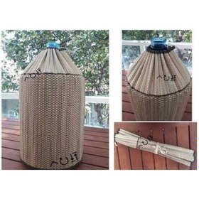 Resim Hasır Damacana Kılıfı Su Sebili Örtüsü 