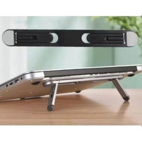 Resim Vexor Siyah 2 Kademeli Katlanabilir Ve Yapışkanlı Laptop Standı 