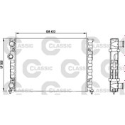 Resim Volkswagen Golf 3 Jetta Su Radyatörü Mekanik MT 430X322X34 