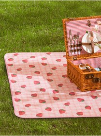 Resim LC Waikiki Çelebi Store'dan Kaliteli Parçalar Baskılı Piknik Matı 130x150 cm 