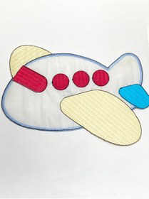 Resim karantuhafiye Bebek Battaniye Aplikesi / Bebek ve Çocuk Aplikesi / Büyük Boy / Uçak 