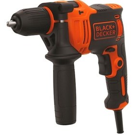 Resim Black+Decker BEH710-QS 13 MM 710W Darbeli Matkap + Anahtarsız Mandren 4 Parça Set 