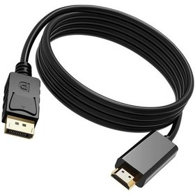 Resim Displayport To HDMI Dp Dönüştürücü Kablo Altın Uçlu 1.8 M 
