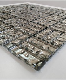 Resim MozaiKristaL Mutfak Tezgah Arası Ve Iç Dekorasyon Için 15x48x6 Mm Kristal Mozaik (1 KOLİ=1 M2 FİYATIDIR) 