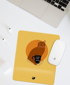 Resim Özer Store Minimal Çizimli Bilek Destekli Dikdörtgen Mouse Pad Mouse Altlığı 
