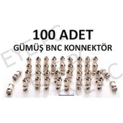 Resim 100 Adet Bnc Konnektör Sıkmalı Kablo Ucu Görüntü Jaki 100 Tane 