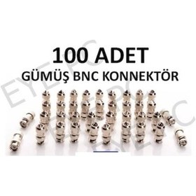 Resim 100 Adet Bnc Konnektör Sıkmalı Kablo Ucu Görüntü Jaki 100 Tane 