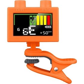 Resim Cherub Wst-570lı Şarj Edilebilir Turuncu Akort Cihazı Tuner 