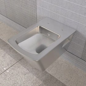 Resim Lucco Loop Asma Klozet Içi Beyaz Dışı Platin 