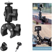 Resim Çok Amaçlı Motosiklet Bisiklet Kamera Tutucu - Insta360 X5, X4 ve DJI OSMO Action 5 Pro Spor Kamerası Aksesuarı 