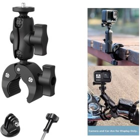 Resim Çok Amaçlı Motosiklet Bisiklet Kamera Tutucu - Insta360 X5, X4 ve DJI OSMO Action 5 Pro Spor Kamerası Aksesuarı 