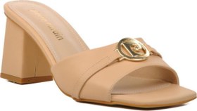 Resim Pierre Cardin PC-53123 Bej Kadın Topuklu Terlik 