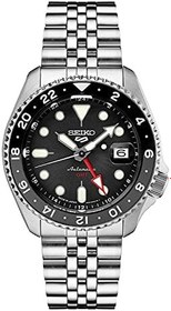 Resim SEIKO Erkekler için Otomatik Saat - 5 - Spor - Tarih Takvimi ve Aydınlık Eller ve İşaretleyiciler, 100 m Suya Dayanıklı 