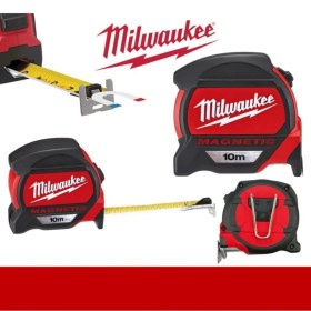 Resim PremiumPort Ağır Hizmet Tipi Birinci Sınıf Manyetik Şerit Metre 10 M 