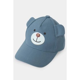 Resim DeFacto Nakışlı Jean Görünümlü Cap Şapka Erkek Bebek D8381A526SM 