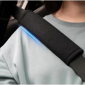 Resim Lidyahan Store Kemeri Rahatlatıcı Omuz Pedi 2 Adet Çanta Askısı Rahatlatıcı, Bebek Boyun Kesme Önleyici, Voleur Kumaş (Siyah) 