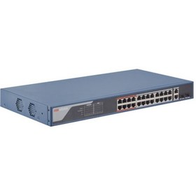 Resim Hikvision DS-3E1326P-EI 24 Port Fast Ethernet Smart POE Switch Hikvision DS-3E1326P-EI 24 Port Fast Ethernet Smart POE Switch