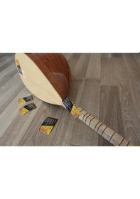Resim İsme Özel Saz Maun Tekne Kısa Sap Saz 