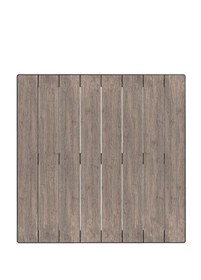 Resim Esedra Dark Grey Pickled Tik Ağacı Bahçe Masası 