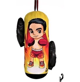 Resim Çocuk Boks Kum Torbası Eldiven Dahil 2-6 Yaş Boksör Diğer 