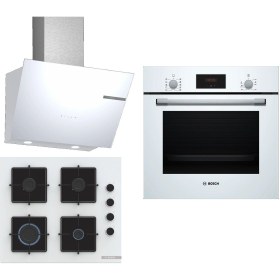 Resim Bosch Beyaz 3 Lü Ankastre Set 279 ( HBF512BW1T - POP6C2P30O - DWK66PJ20T ) 