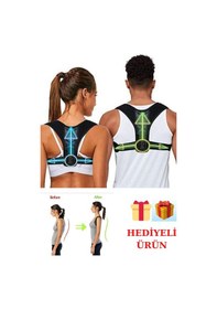 Resim Dik Duruş Korsesi Bel Sırt Omuz Korse Kamburluk Önleyici Skolyoz 