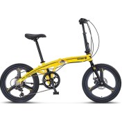 Resim Ümit 2032 Transformers Foldıng-2d Katlanır Bisiklet 20 Jant 6 Vites Sarı Sarı 