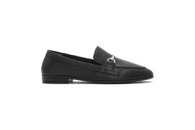Resim Derimod Kadın Siyah Deri Maskülen Loafer 26PFD350218 