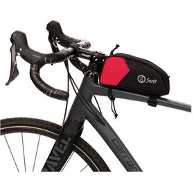 Resim Semçanta - Bikepacking Kadro Üstü Çanta - Kırmızı 