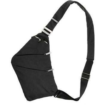 Yaleker Osoce İnce Ve Hafif Suya Dayanıklı Çapraz Çanta, Çok Amaçlı Kullanım İçin İdeal Siyah