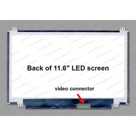 Resim 11.6” Slim Led Ekran 40 Pin Sağ Soket (vida yerleri üstte) 