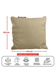 Resim Xpermate Tv Battaniye Yastık Welsoft Battaniye 145x205 Bej 