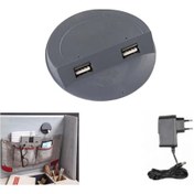 Resim Çalışma Masası Için Masa Üstü Usb Şarj Aleti Adaptör Dahil 