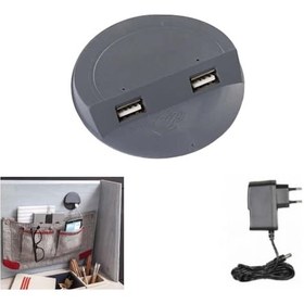 Resim Çalışma Masası Için Masa Üstü Usb Şarj Aleti Adaptör Dahil 