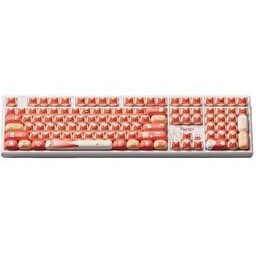 Resim Akko MonsGeek MG108B Bunny Apple RGB Kablosuz Hotswap Mekanik Oyuncu Klavyesi 