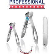 Resim pazarella Profesyonel Tırnak Makası Törpü Seti Çelik Özel Kutulu 