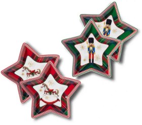 Resim Korkmaz Jolly Collection 4'lü Yıldız Çerezlik A640-06 